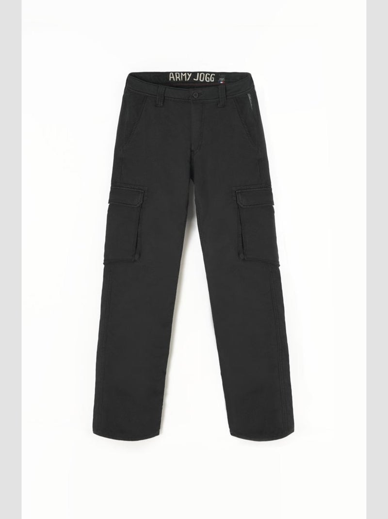 Pantalon SIVAN cargo 'Le Temps Des Cerises' Noir - Kiabi
