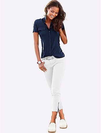 Pantalon skinny - taille courte - helline