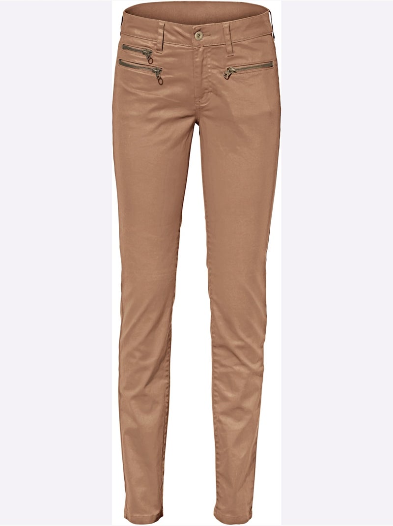 Pantalon Skinny - Taille Courte - Helline Ecru - Kiabi