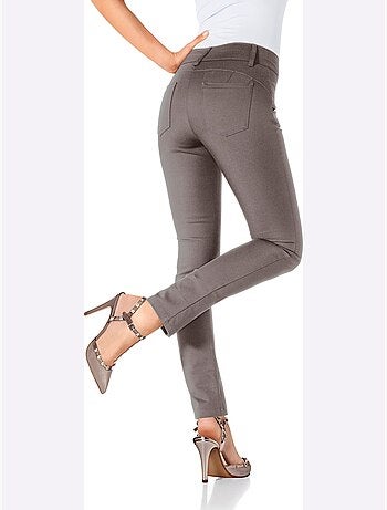 Pantalon skinny - taille courte - helline
