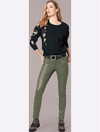 Pantalon Skinny - Taille Courte - Helline