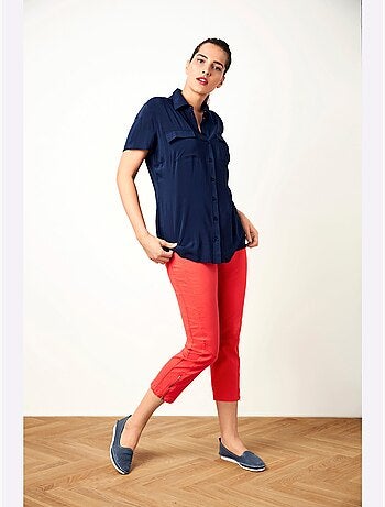 Pantalon skinny - taille courte - helline