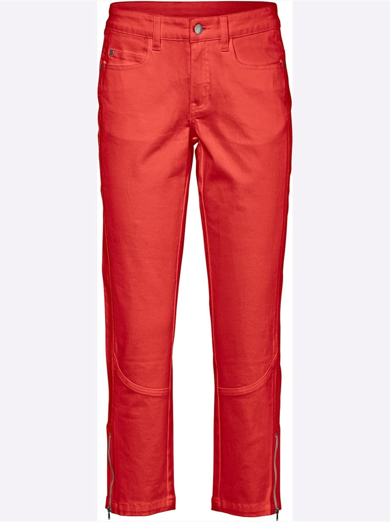 Pantalon skinny - taille courte - helline Rose - Kiabi