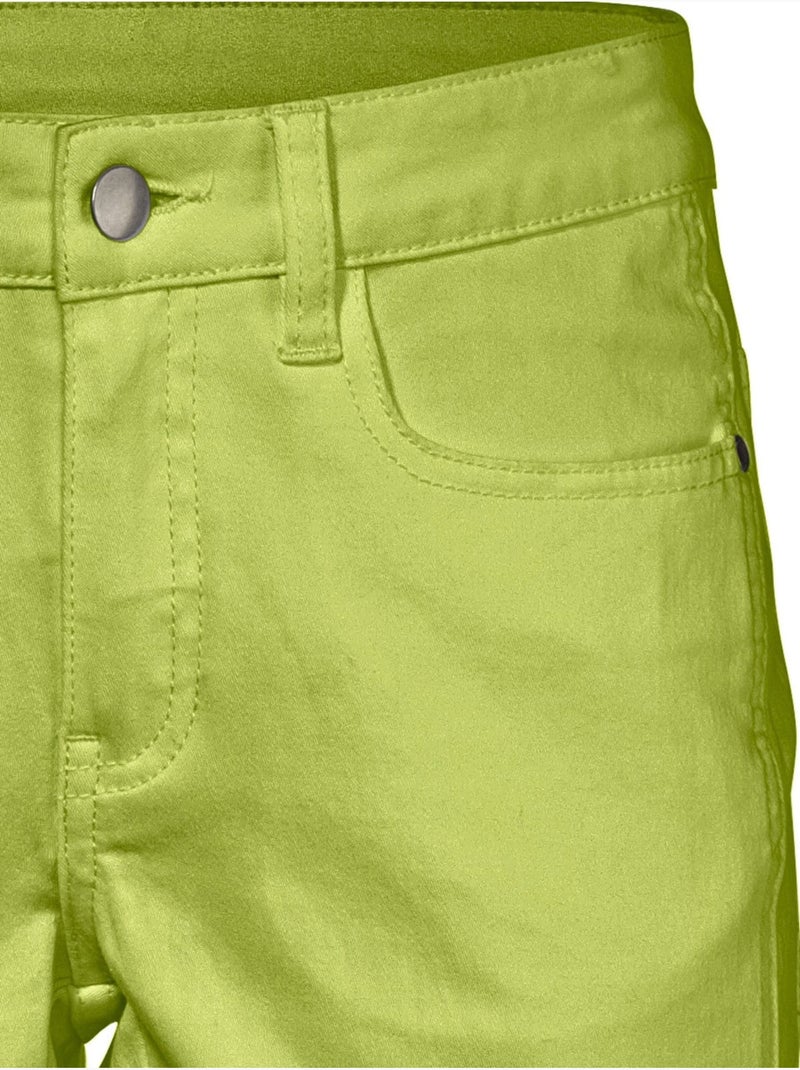 Pantalon skinny - taille courte - helline Vert kiwi - Kiabi