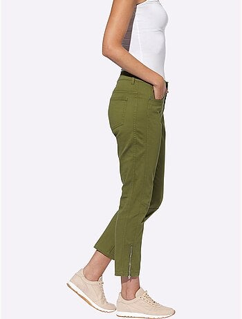 Pantalon skinny - taille courte - helline