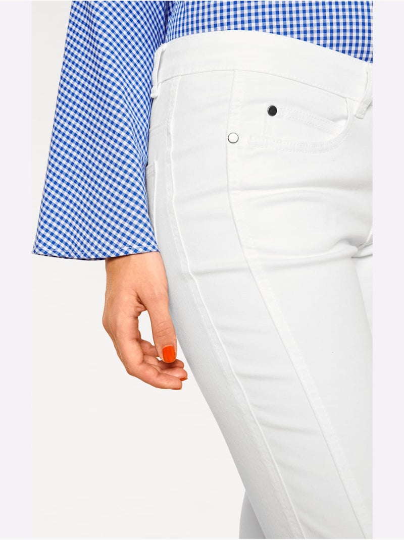 Pantalon skinny - taille standard - helline Blanc cassé - Kiabi