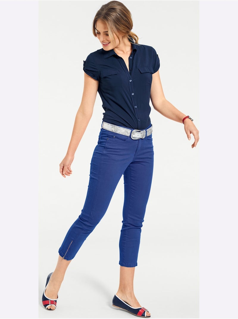 Pantalon skinny - taille standard - helline Bleu - Kiabi