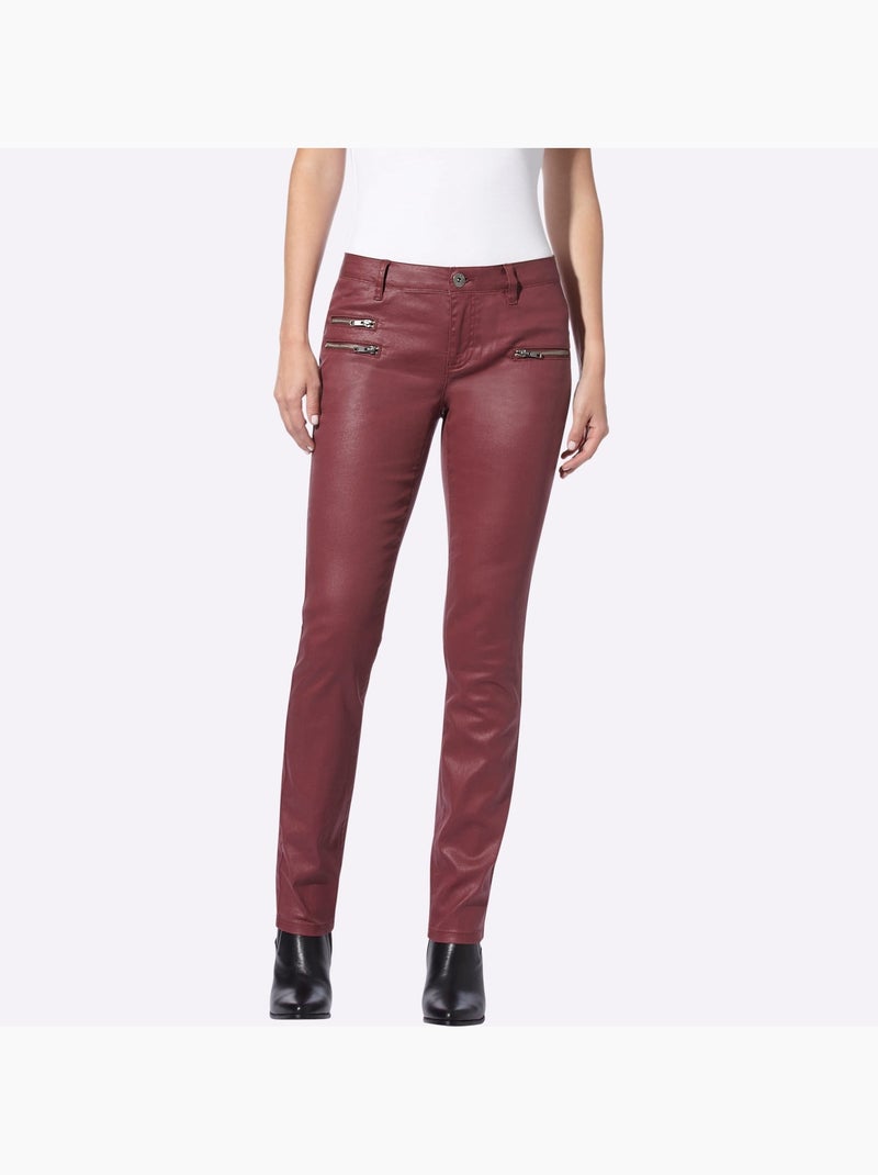 Pantalon skinny - taille standard - helline Bordeaux - Kiabi