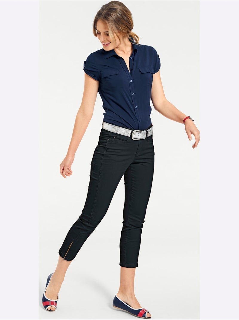 Pantalon skinny - taille standard - helline Noir - Kiabi