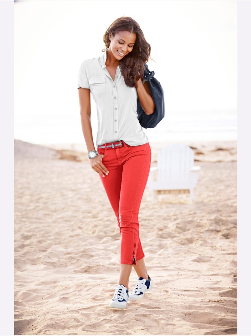 Pantalon skinny - taille standard - helline Rose - Kiabi