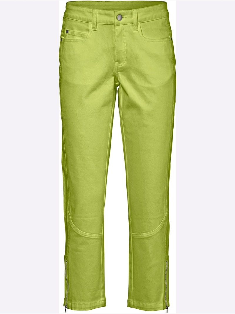 Pantalon skinny - taille standard - helline Vert kiwi - Kiabi