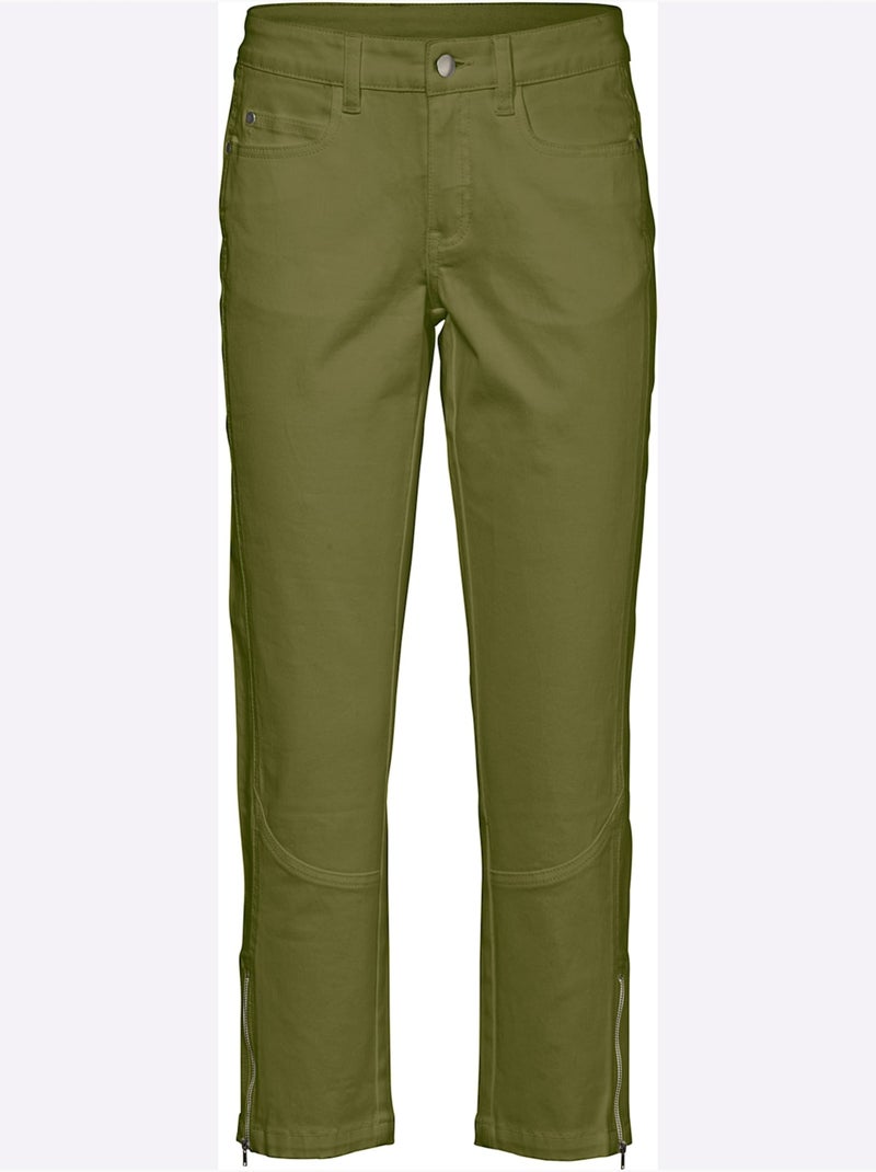Pantalon skinny - taille standard - helline Vert olive - Kiabi