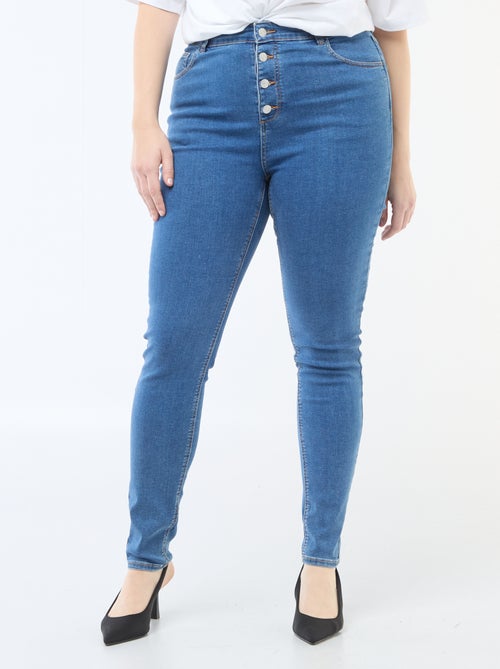 Pantalon skinny à taille très haute - L28 - Kiabi