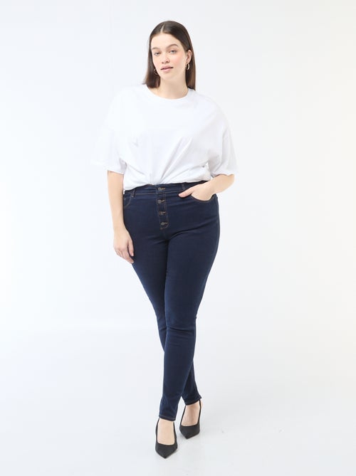 Pantalon skinny à taille très haute - L28 - Kiabi