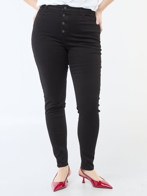 Pantalon skinny à taille très haute - L28 - Kiabi