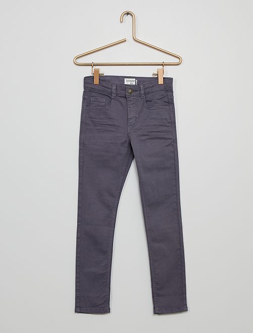 Pantalon skinny cinq poches                                                                                                                                                                                                                                         gris 
