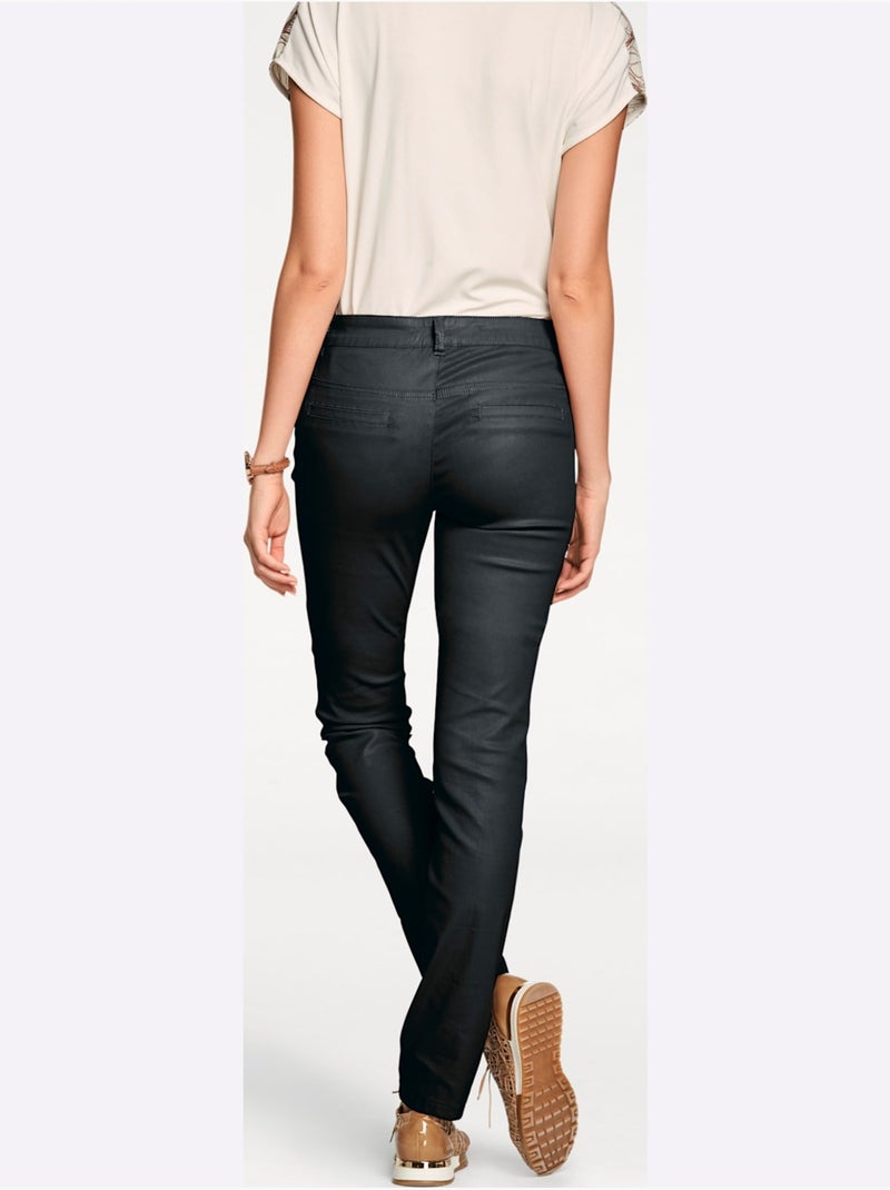 Pantalon Skinny Coupe Skinny - Taille Courte - helline Noir - Kiabi