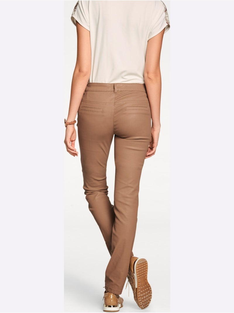 Pantalon Skinny Coupe Skinny - Taille Standard - helline Ecru - Kiabi