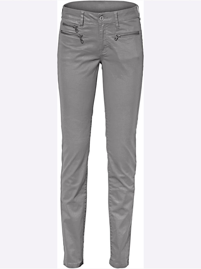Pantalon Skinny Coupe Skinny - Taille Standard - helline Gris - Kiabi