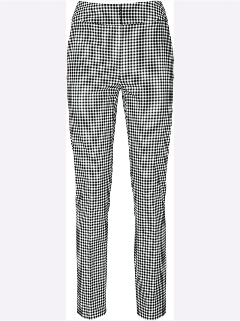 Pantalon Skinny Coupe Skinny - Taille Standard - Helline Noir Blanc - Kiabi