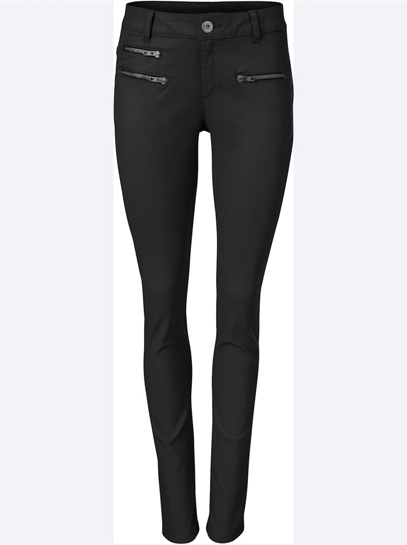 Pantalon Skinny Coupe Skinny - Taille Standard - helline Noir - Kiabi