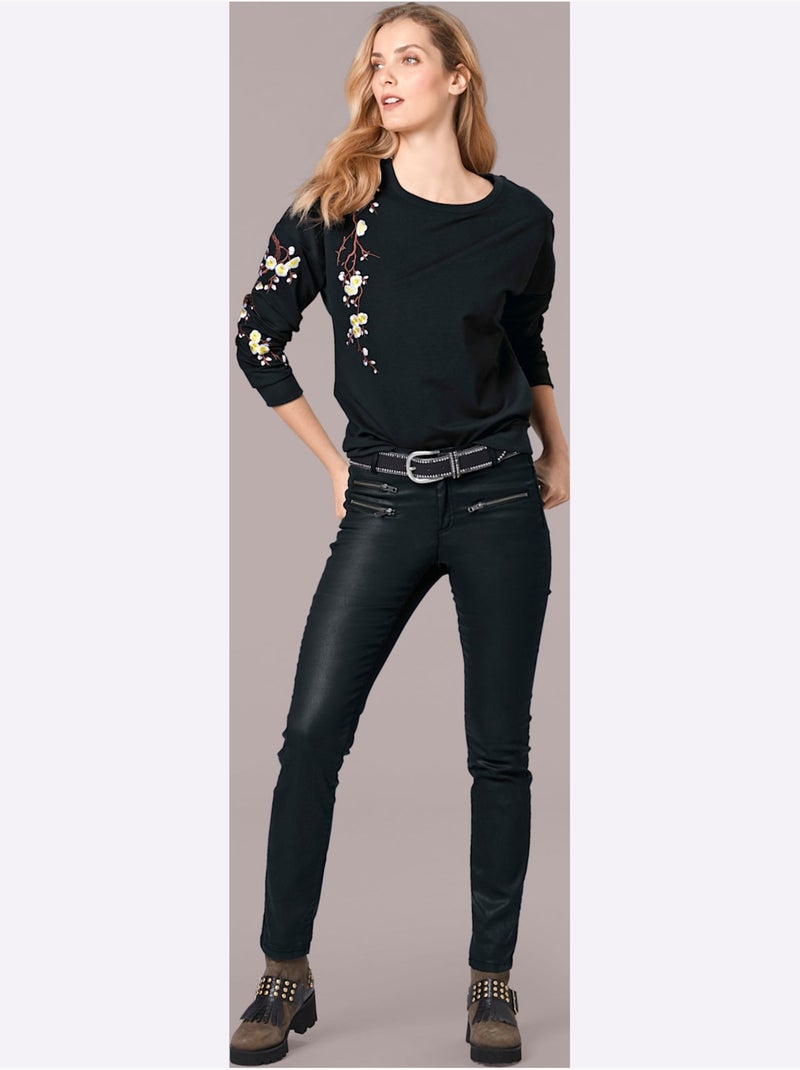 Pantalon Skinny Coupe Skinny - Taille Standard - helline Noir - Kiabi