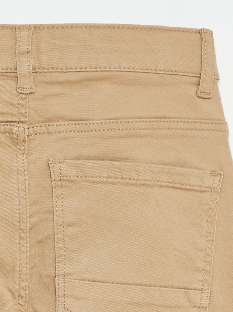 Pantalon Skinny / coupe très ajustée 5 poches Beige - Kiabi
