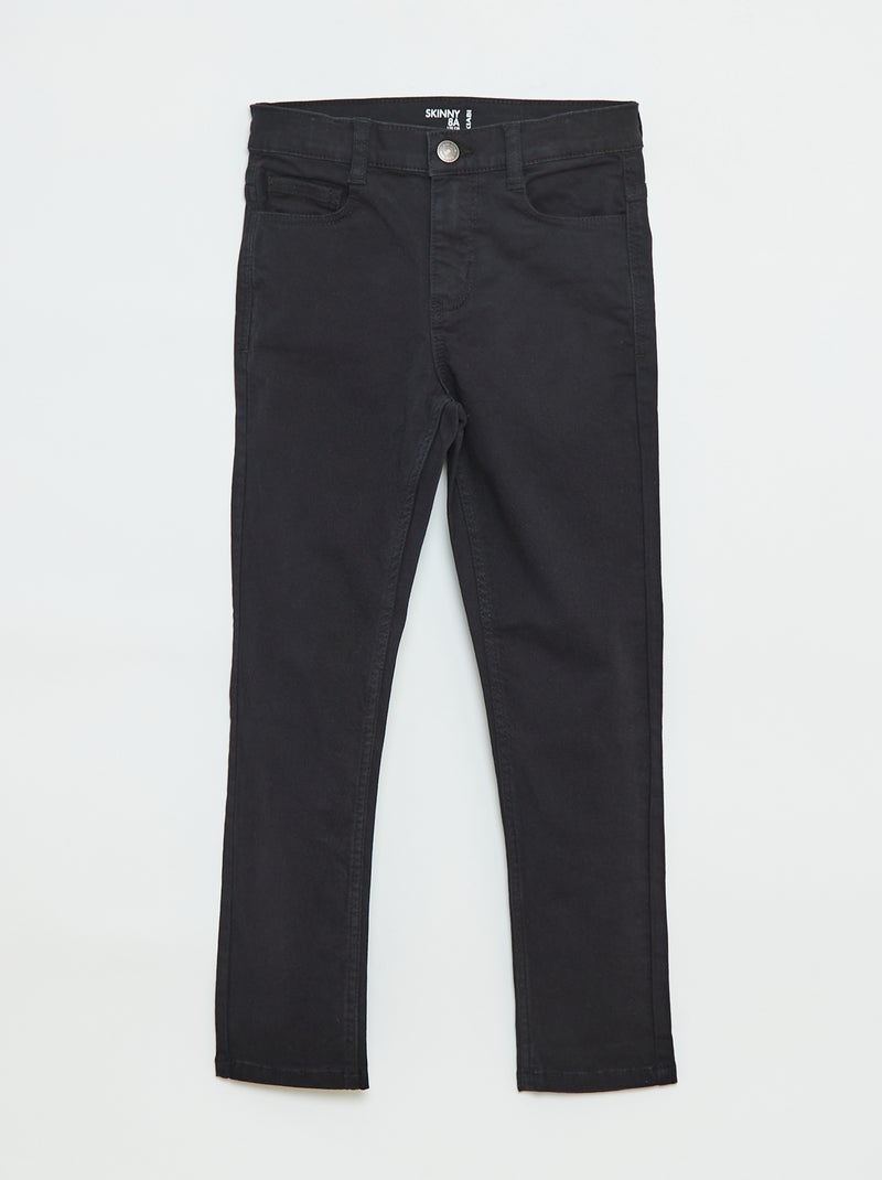 Pantalon Skinny / coupe très ajustée 5 poches noir - Kiabi