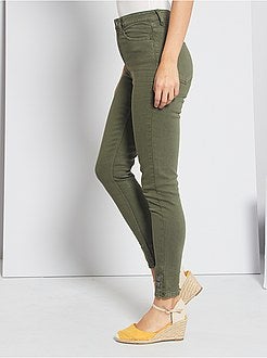 Pantalon skinny de couleur - Kiabi
