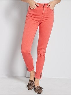 Pantalon skinny de couleur - Kiabi