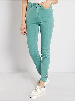 Pantalon skinny de couleur - Kiabi