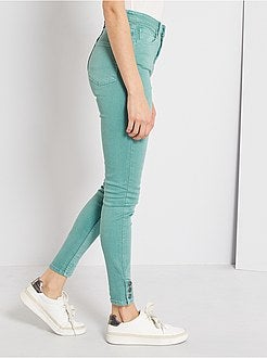 Pantalon skinny de couleur - Kiabi