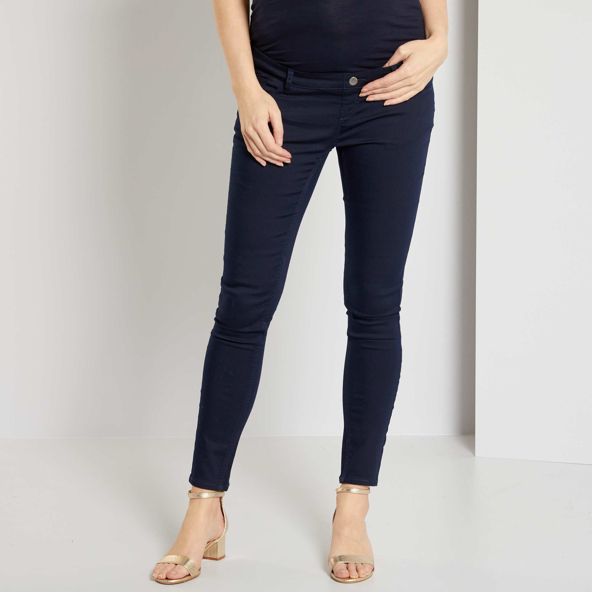Legging Maternité Bootcut - Polyester/Élasthanne - Taille Haute Ventre - Pour Yoga/Travail