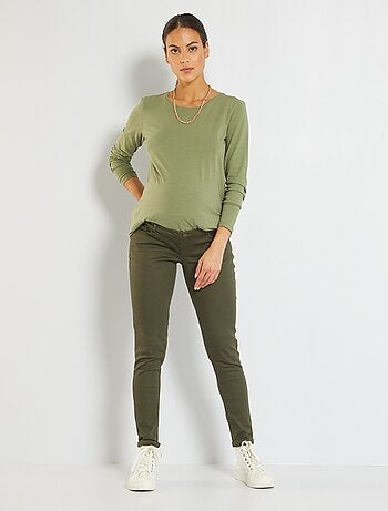 Pantalon skinny de maternité - Kiabi