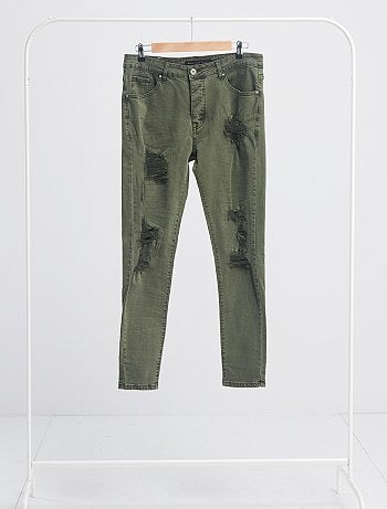 Pantalon skinny destroy