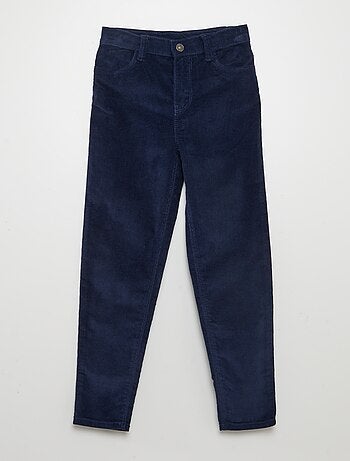 Pantalon skinny en velours