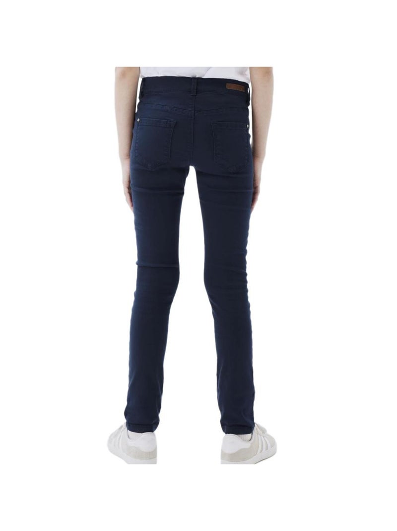 Pantalon skinny  Foncé Fille Name it Polly Bleu - Kiabi