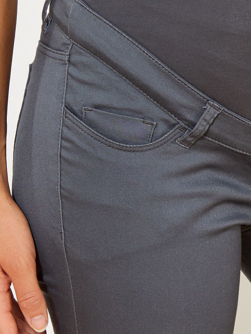 Pantalon skinny stretch grossesse - gris - Kiabi - 20.00€
