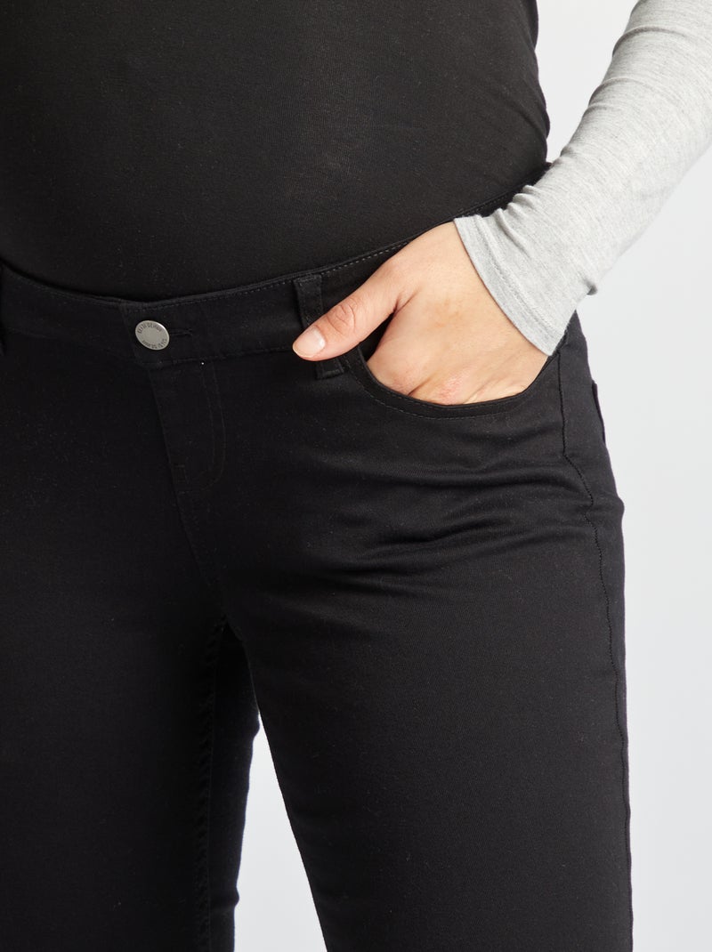 Pantalon skinny grossesse noir - Kiabi