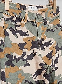 Pantalon skinny imprimé - Kiabi