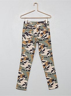 Pantalon skinny imprimé - Kiabi