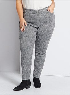 Pantalon skinny maille milano - Kiabi