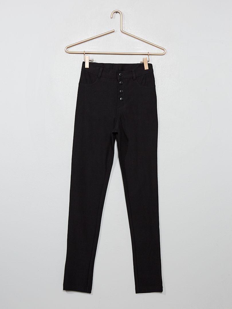 Pantalon skinny noir - Kiabi