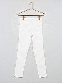 Pantalon skinny style motard - Kiabi