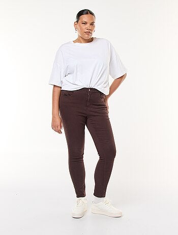 Pantalon skinny taille haute