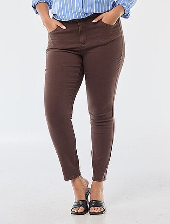 Pantalon skinny taille haute