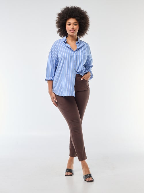 Pantalon skinny taille haute - Kiabi