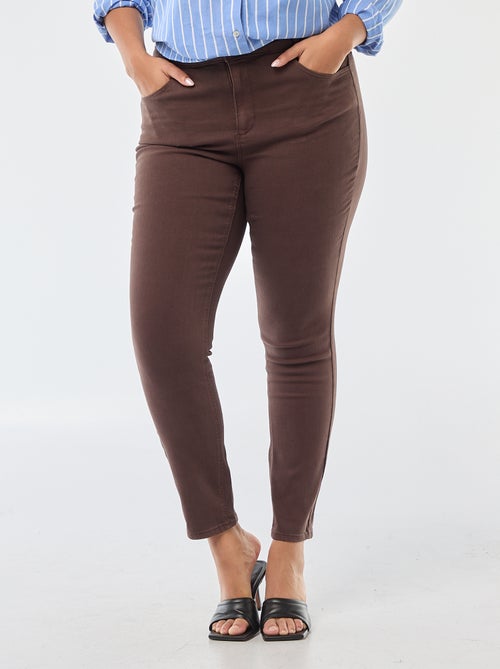 Pantalon skinny taille haute - Kiabi