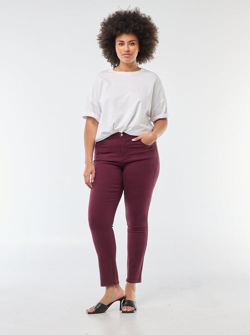 Pantalon skinny taille haute - Kiabi