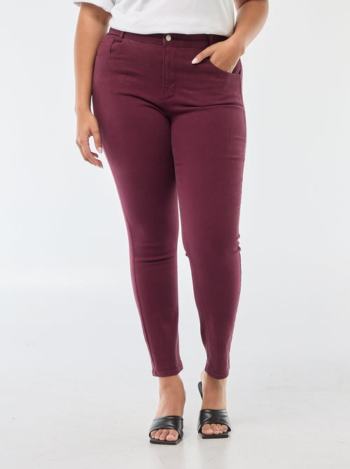 Pantalon skinny taille haute - Kiabi